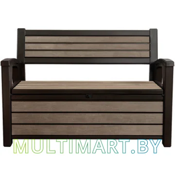 Скамья-сундук Keter Hudson Brushed Bench 235687 (коричневый)